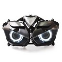 001 Headlight Yamaha Yzf R3 2015 Hid Kit Angel Halos Eyes